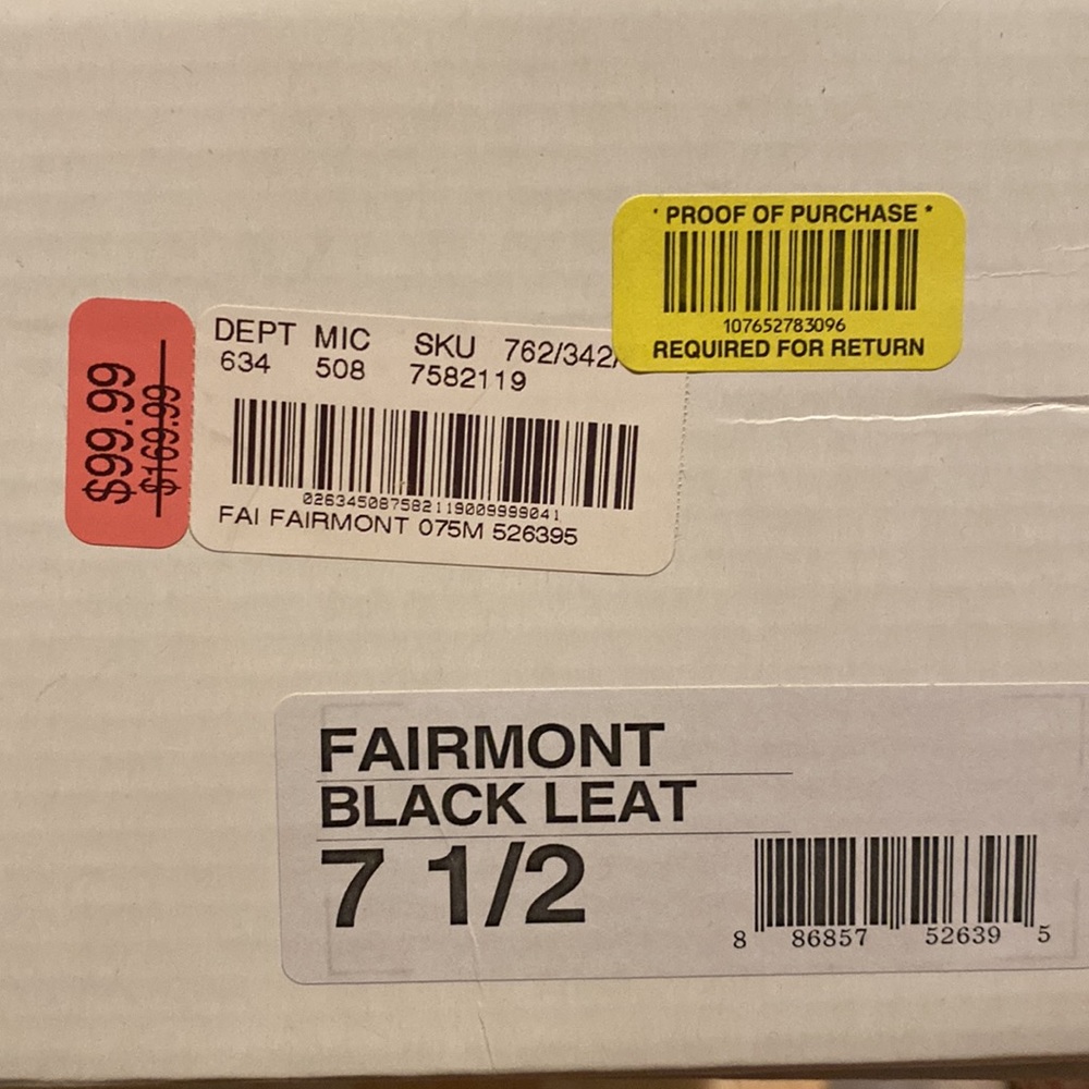 Steve Madden Black Leather Fairmont Boot Size 7.5. Great Condition. See pics. - Picture 15 of 15